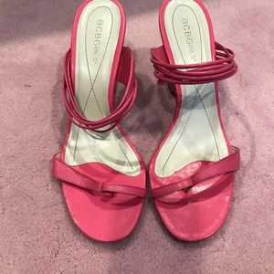 BCBG Girls pink sandals
